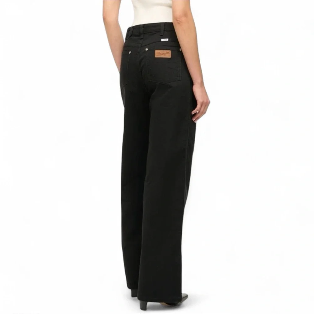 Wrangler x STAUD The Loose Wide Leg Jeans Black 28 NWT